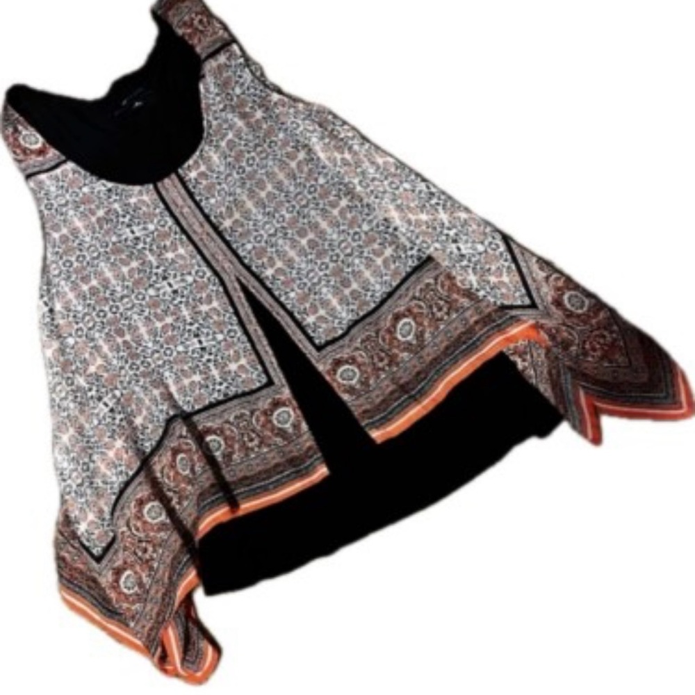 🧡🧡Bohemian Sleeveless Top with Paisley Print